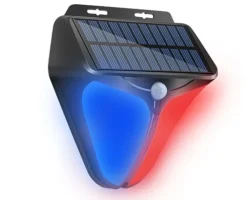 Ηλιακός Συναγερμός με Αισθητήρα Κίνησης, μπλε και κόκκινο